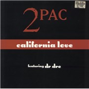 2Pac California Love - price sticker UK 12" vinyl