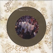 Abba Happy New Year - Gold Vinyl UK 7" vinyl