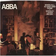 Abba When All Is Said And Done + P/S USA 7" vinyl