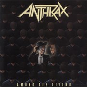 Anthrax Among The Living - EX UK vinyl LP