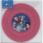 Aqua Barbie Girl - Pink Vinyl - RSD17 UK 7" vinyl