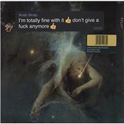 Click here for more info about 'Arab Strap - I'm Totally Fine With It, Don't Give A Fuck Anymore - Yellow Vinyl - Autographed Print - Sealed'