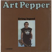 Art Pepper Living Legend - Opened shrink USA vinyl LP