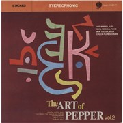 Art Pepper The Art Of Pepper Vol. 2 Japan vinyl LP Promo