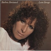 Barbra Streisand Love Songs + Inner UK vinyl LP Promo