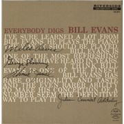 Bill Evans (Piano) Everybody Digs Bill Evans - G UK vinyl LP