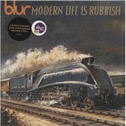 Click here for more info about 'Blur - Modern Life Is Rubbish - Orange Vinyl'