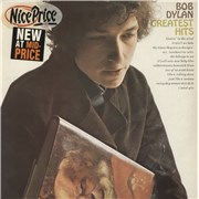 Bob Dylan Greatest Hits - Red Label - Series Sticker UK vinyl LP