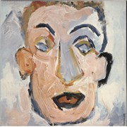 Click here for more info about 'Self Portrait - graduated orange label'
