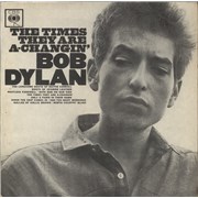 Bob Dylan The Times They Are A-Changin' - 2nd UK vinyl LP