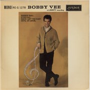 Bobby Vee Bobby Vee EP UK 7" vinyl