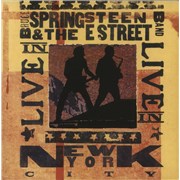 Bruce Springsteen Live In New York City UK 3-LP vinyl set