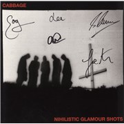 Click here for more info about 'Cabbage - Nihilistic Glamour Shots - Red Vinyl + Autographed Sleeve + Autographed Lyric Sheet'