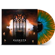 Click here for more info about 'Caskets - The Only Heaven You'll Know - Orange With Sky Blue Splatter Vinyl - Sealed'