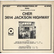 Click here for more info about 'Cher - 3614 Jackson Highway EP'