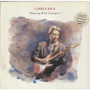 Chris Rea Dancing With Strangers - hype stickered p/s UK vinyl LP