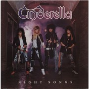 Cinderella Night Songs - EX UK vinyl LP