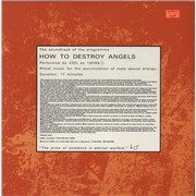 Coil How To Destroy Angels Belgium vinyl LP