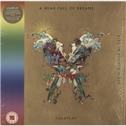 Coldplay A Head Full Of Dreams: Live In Buenos Aires - Gold Vinyl - Hype-sticker UK vinyl box set