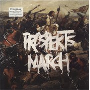 Coldplay Prospekt's March EP - Promo-Sticker UK 12" vinyl Promo