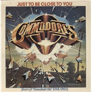 Click here for more info about 'Commodores - Just To Be Close To You - P/S'