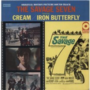 Cream The Savage Seven - Pink & Mustard Label USA vinyl LP