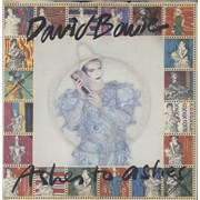 Click here for more info about 'David Bowie - Ashes To Ashes - P/S A + Stamps - VG'