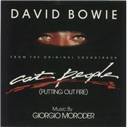David Bowie Cat People (Putting Out Fire) + Sleeve UK 7" vinyl