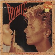 David Bowie China Girl - price stickered shrink UK 12" vinyl