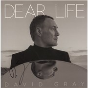 David Gray Dear Life - Sea Blue Vinyl - Autographed UK 2-LP vinyl set