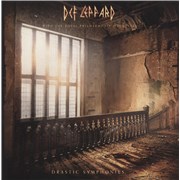 Def Leppard Drastic Symphonies - Clear Vinyl UK 2-LP vinyl set