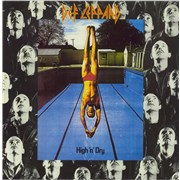 Def Leppard High 'N' Dry - 1st UK vinyl LP