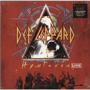Def Leppard Hysteria Live - 180gm Crystal Clear Vinyl - Sealed UK 2-LP vinyl set