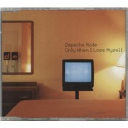 Depeche Mode Only When I Lose Myself + Promo Postcard UK CD single Promo