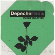 Depeche Mode World Violation Tour Pass - Green Octagon UK memorabilia