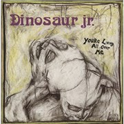 Dinosaur Jr You're Living All Over Me - 2nd - Red Label w/ Black Text USA vinyl LP