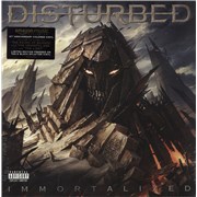 Disturbed Immortalized: 10th Anniversary - Tan & Black Splatter Vinyl - Sealed USA 2-LP vinyl set