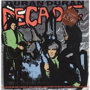 Duran Duran Decade - Price Sticker UK vinyl LP