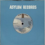 Eagles Hotel California - Solid UK 7" vinyl