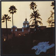 Eagles Hotel California - sample sticker Germany vinyl LP