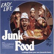 Click here for more info about 'Easy Life - Junk Food - Red Vinyl - Autographed'