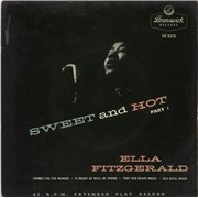 Ella Fitzgerald Sweet And Hot EP: Part 1, 2 and 3 UK 7" vinyl