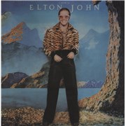 Elton John Caribou - Brown / Red Flecks Vinyl UK vinyl LP