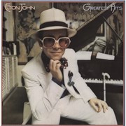 Elton John Greatest Hits - Brown Vinyl UK vinyl LP