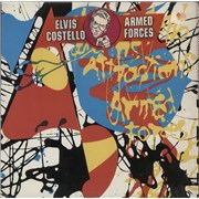 Elvis Costello Armed Forces -  shrink With Sticker USA vinyl LP