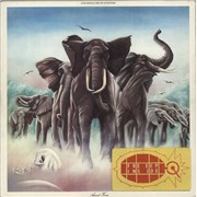 Elvis Costello Armed Forces - 1st - Postcards - Sticker - EX UK vinyl LP