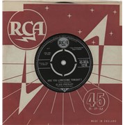 Click here for more info about 'Are You Lonesome Tonight ? - 1st'