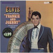 Elvis Presley Frankie And Johnny - Price Sticker UK vinyl LP