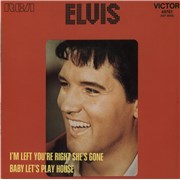 Elvis Presley I'm Left, You're Right, She's Gone France 7" vinyl