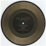 Erasure Interview 1987 - Gold Vinyl UK 7" vinyl